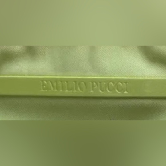 Emilio Pucci Vintage Handbag Leather Handles, Beautiful Multicolors Canvas EUC - Picture 7 of 12